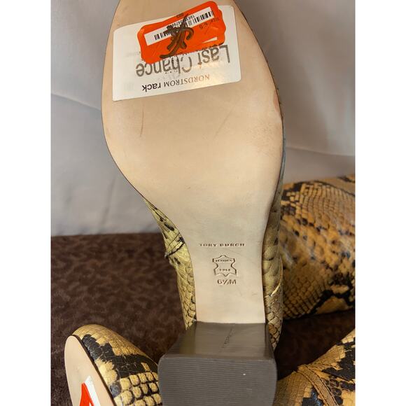 Tory Burch Diamant Lux snakeskin knee high boot - Picture 9 of 14